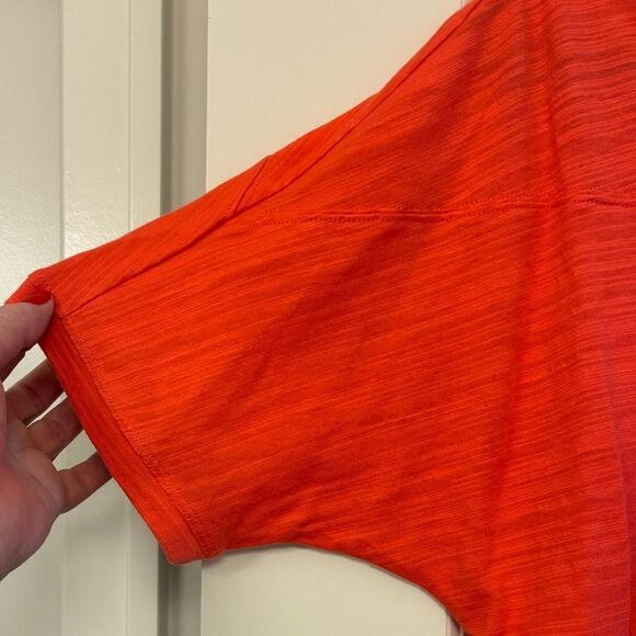 ANTHROPOLOGIE Deedee Dolman Sleeve Top Orange Women’s Size Small - Picture 3 of 7